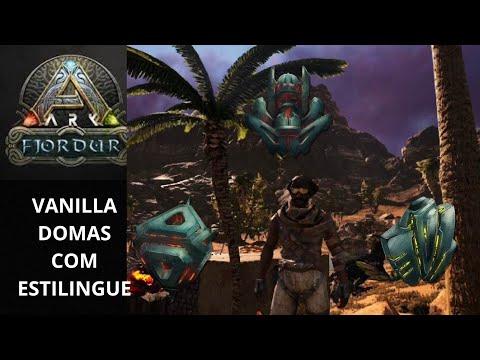 Ark- Fjordur VANILLA DESAFIO -Pegando Todos os Artefatos Do DESERTAO !!!