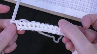 How to Tunisian Crochet a Graphgan (Left hand version)