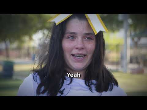 FOX5 Surprise Squad: Raiderettes Surprise Cheerleader, Bringing Her To Tears!