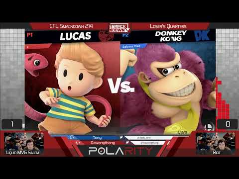 CFL Smackdown Ultimate 214 - Riot (Donkey Kong) vs Liquid MVG | Salem (Lucas) - Losers Quarters