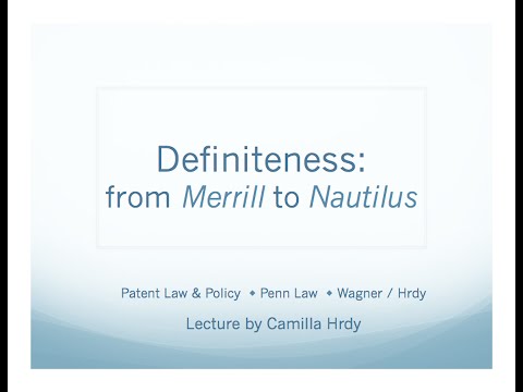 Lecture 13 - Claim Definiteness from Merrill to Nautilus