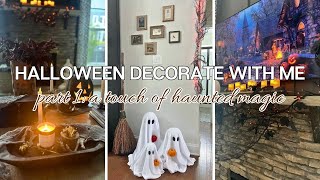 NEW! HALLOWEEN DECORATE WITH ME 2025 PART ONE | ELEGANT HALLOWEEN DECOR | NO GORE HALLOWEEN DECOR