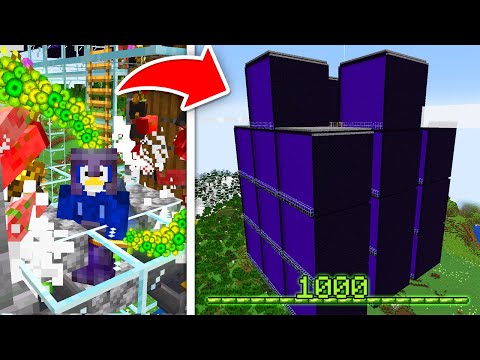 Ducky - I Built The Biggest XP Farm in Minecraft Hardcore