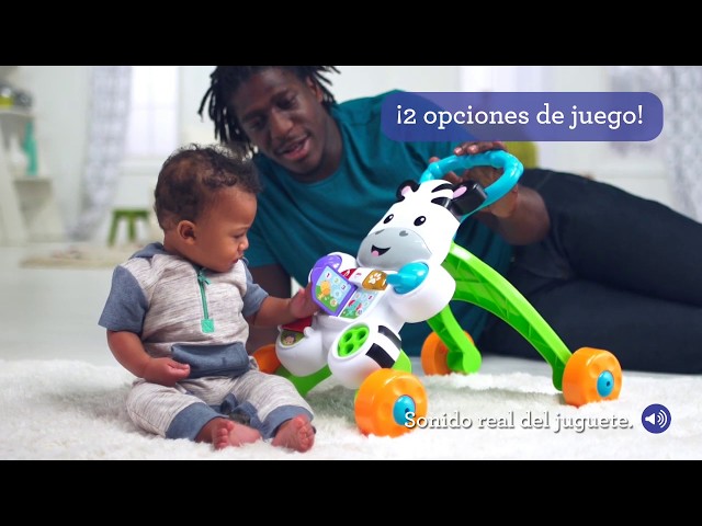 Vídeo relacionado con Fisher-Price Cebra parlanchina primeros pasos, andador correpasillos bebé +6 meses, versión español, embalaje reducido GXC34