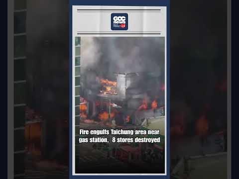 Taichung Massive Fire Furniture Store Gas Pumps 8 Shops Destroyed