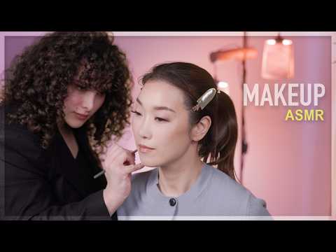 ASMR Makeup in Paris.. 🇫🇷 This Softness Feels Unreal 😳