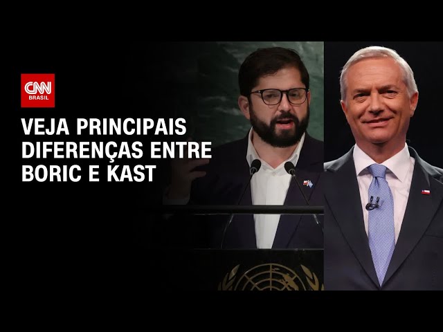 Transição de poder no Chile: Vejas principais diferenças entre Boric e Kast | LIVE CNN
