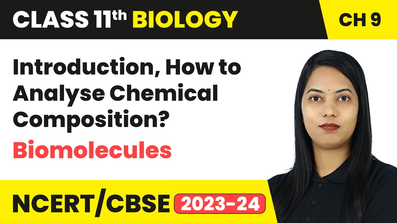 How to Analyse Chemical Composition? - Biomolecules | Class 11 Biology Chapter 9 | CBSE 2024-25