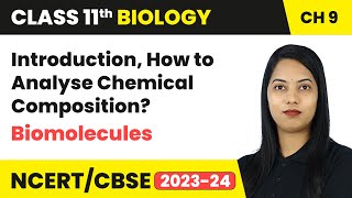 How to Analyse Chemical Composition? - Biomolecules | Class 11 Biology Chapter 9 | CBSE 2024-25