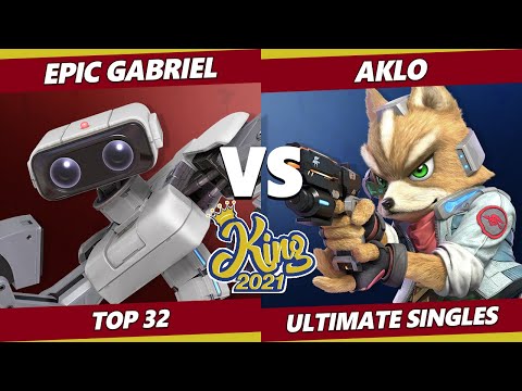 King 2021 Top 32 - Epic Gabriel (ROB) Vs. Aklo (Fox) SSBU Smash Ultimate