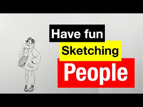 Use this method to sketch people quickly