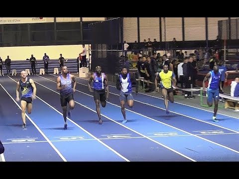 6''94: Ken ROMAIN  (60m SEM SERIE 1) - Départementaux 93-94 - Eaubonne - 01 dec 2018