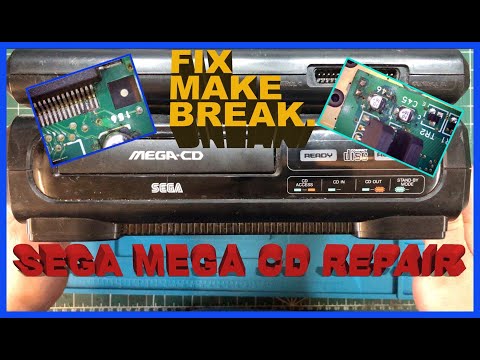Sega Mega CD CPU/Motherboard Track Repair