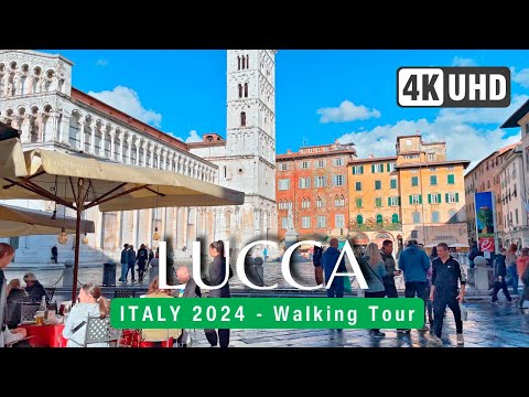 LUCCA Walking Tour 4k 🇮🇹 "Exploring Lucca: Discover Italy’s Hidden Gem in 1 Day!"