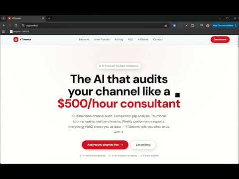 YTGrowth 공식 영상 미리보기