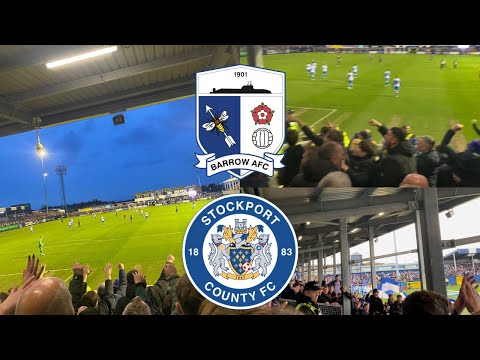 CARNAGE IN TOP OF THE TABLE CLASH! | Barrow AFC vs Stockport County Match Day Vlog