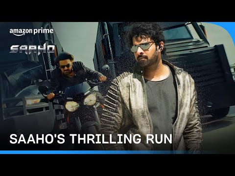 Saaho's grand escape! | Prabhas, Shraddha Kapoor, Murli Sharma | Prime Video India