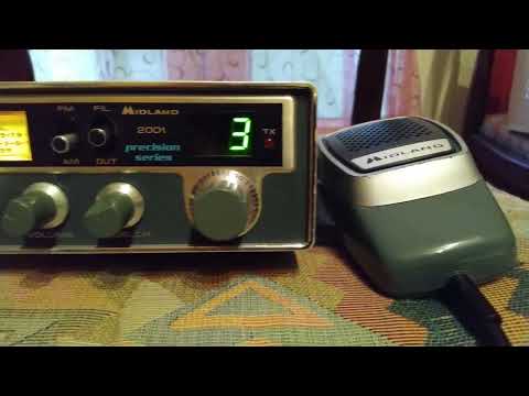 Midland 2001 120CX AM/FM radio CB en SWL le 10/07/22