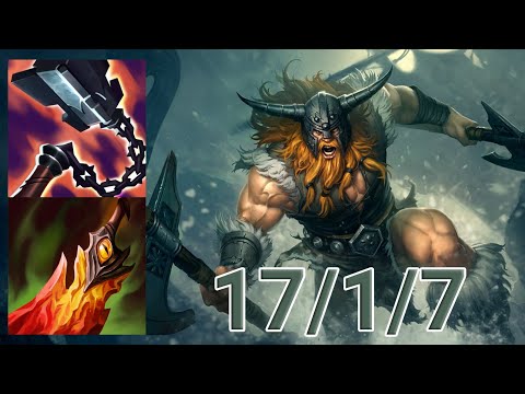 Olaf Jungle VS Zac | EUNE GrandMaster Patch 13.7