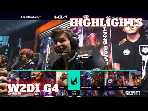 SK vs G2 - Highlights | Week 2 Day 1 LEC Winter 2023 | SK Gaming vs G2 Esports W2D1