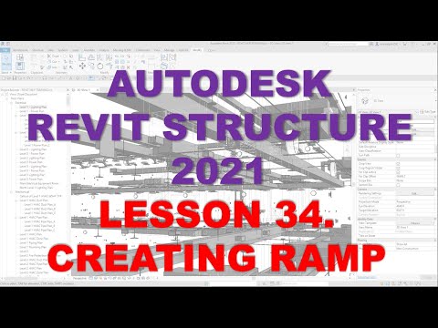 REVIT STRUCTURE 2021 - STEP BY STEP TUTORIAL 34 - CREATING RAMP