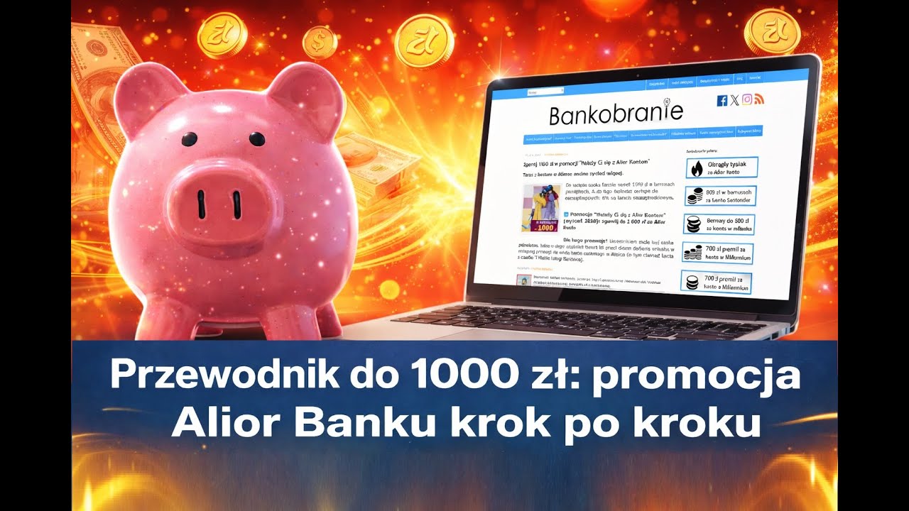Tu dają najwięcej: 1000 zł za konto w Aliorze