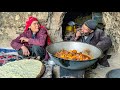 Old Style Cooking In The Cave Old Lovers Living In A Cave Like 2000 Years Ago Afghanistan Village