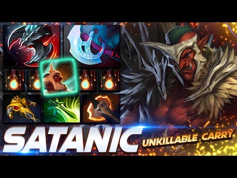 Satanic Troll Warlord Unkillable Carry - Dota 2 Pro Gameplay [Watch & Learn]