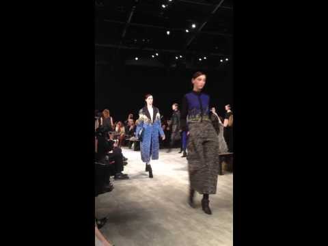 Lie Sang Bong, New York Fashion Week Fall/Winter 2014-2015, Runway Finale