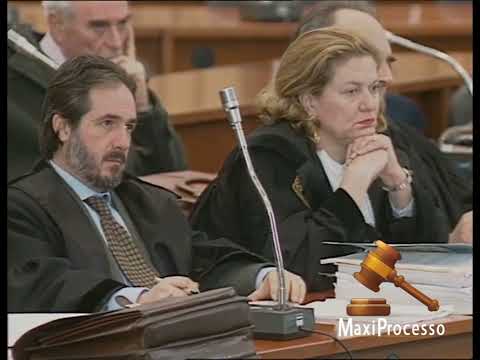 Totò Riina al processo Montana