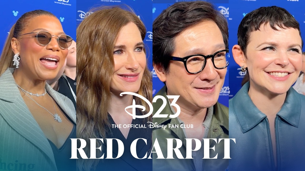 D23 Red Carpet with Kathryn Hahn, Ginnifer Goodwin, Hayden Christensen & More | TheWrap - YouTube