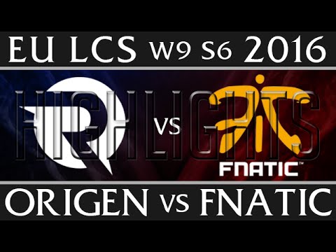 Origen vs Fnatic Highlights | EU LCS Week 9 Day 2 Spring 2016 S6 | OG vs FNC