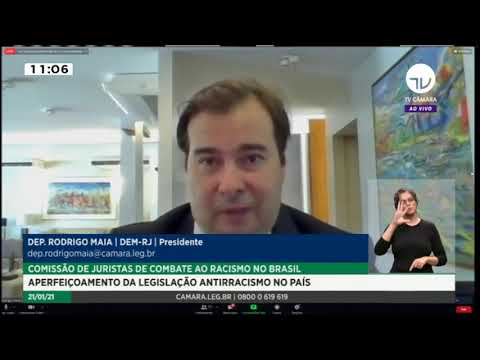 Maia instala comissão que vai revisar leis de combate ao racismo – 21/01/21