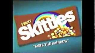 Taste The Rainbow!  80's Skittles Commercial