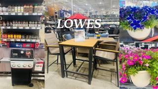 Lowes Shop with Me: Garden, Grilling, Patio Furniture, Outdoor Rugs, Coolers & More