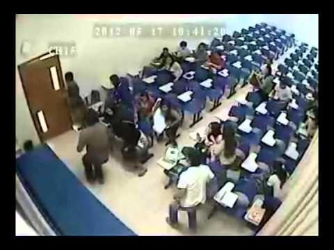 Terremoto Montes Claros 19/05/2012 - Pré-vestibular Sólido (câmera de segurança)