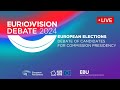 Eurovision debate between lead candidates for the Commission presidency