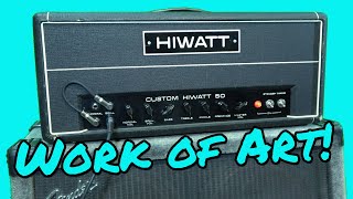 Video thumbnail for AMPS THIS BEAUTIFUL Don't Need 'Repair'…Only Love ❤️ - 1971 HIWATT CUSTOM 50 DR504 by The Guitologist