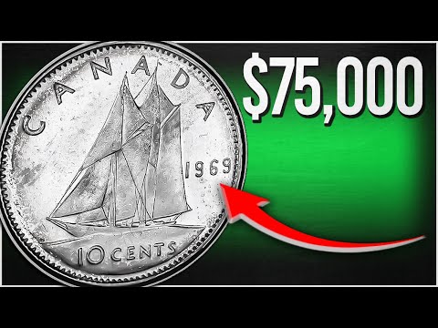 "Holy Grail 1969 Large Date Dime" - This Rare Canadian Coin Could be in Your Pocket Change!!