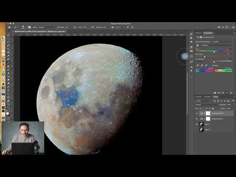 Qué es una fotografía de la LUNA MINERAL? tiene colores de verdad? EL azul es AGUA? 🧐