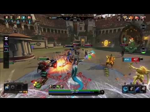 Smite PS4 Nu Wa Arena Gameplay