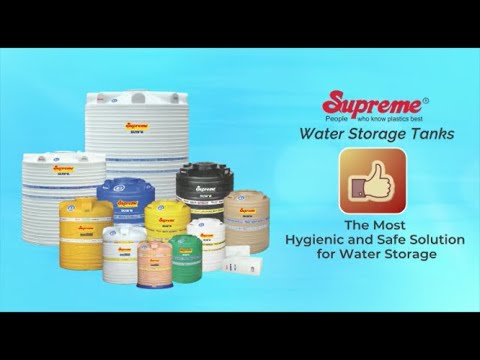 Supreme White Plastic Water Tank