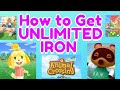 How to Get Unlimited Iron in Animal Crossing New Horizons to build Timmy's Shop