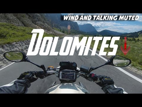 Dolomites down ride - Motorcycle [Raw Onboard] (realistic motorbike pov)