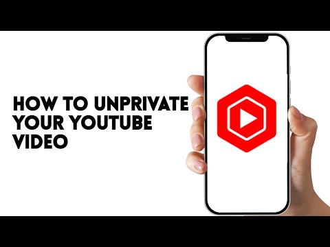 HOW TO UNPRIVATE YOUR YOUTUBE VIDEO ON STUDIO