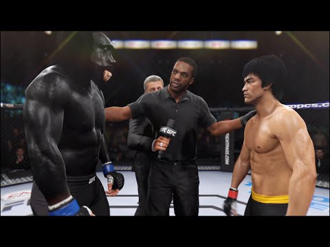 Bruce Lee vs. Black Bigfoot - EA Sports UFC 2 - Crazy UFC 👊🤪