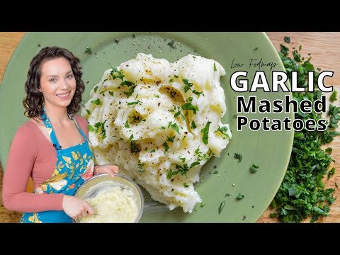 Low FODMAP Garlic Mashed Potatoes | Low Lactose | Side Dish Recipes | Grit and Groceries