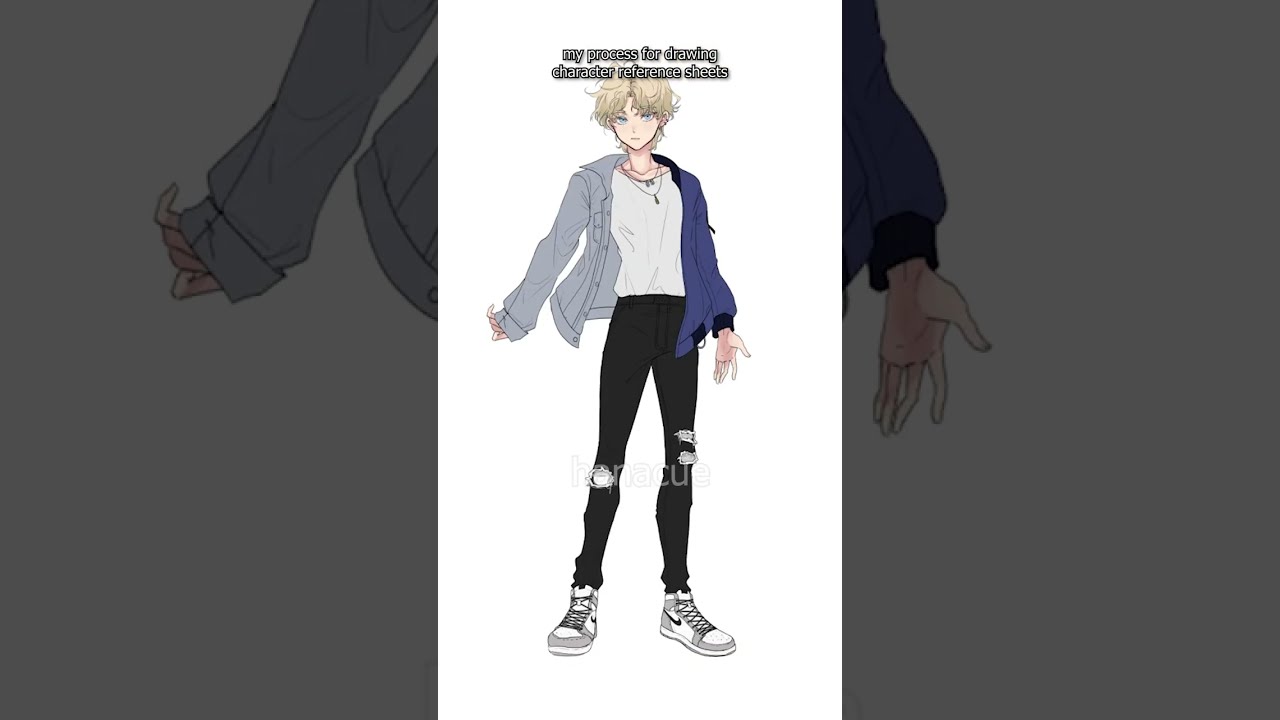 Practicing drawing character reference sheets ☀️