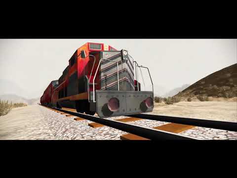 Train Jump Impossible Mega Ramp Video