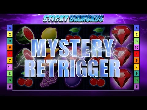 Bally Wulff Online - STICKY DIAMONDS - 5x Freispiele mit Retrigger auf 1€ und 2€ Einsatz - Echtgeld